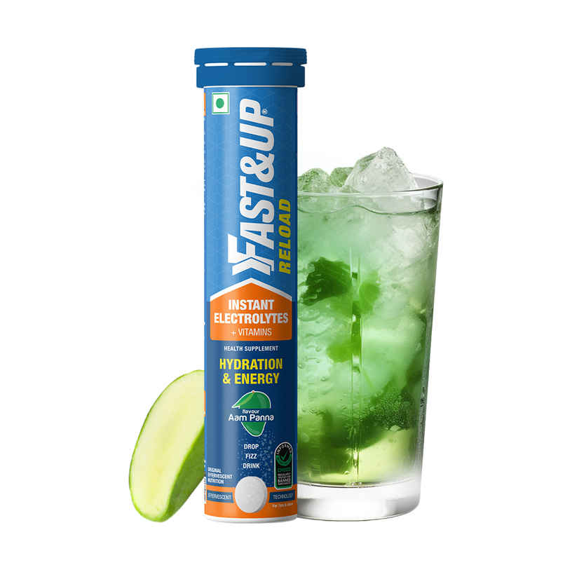 Fast&Up Reload Energy Drink Low Sugar Electrolyte - Aam Panna Flavour Fast&Up Reload Energy Drink Low Sugar Electrolyte - Aam Panna Flavour