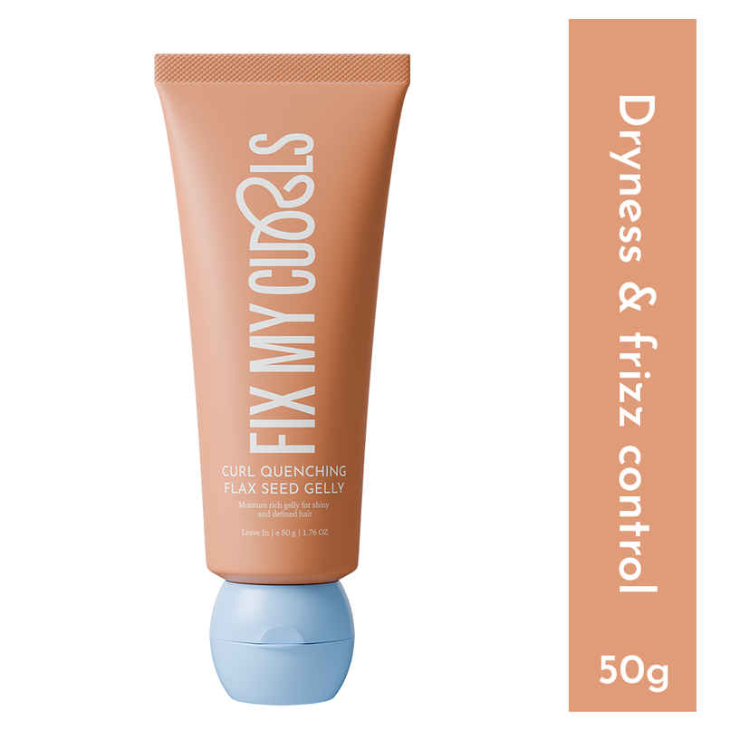 Fix My Curls Curl Quenching Hair Gelly|For Curly, Wavy, Frizzy Hair | Silicone Free Hair Gel