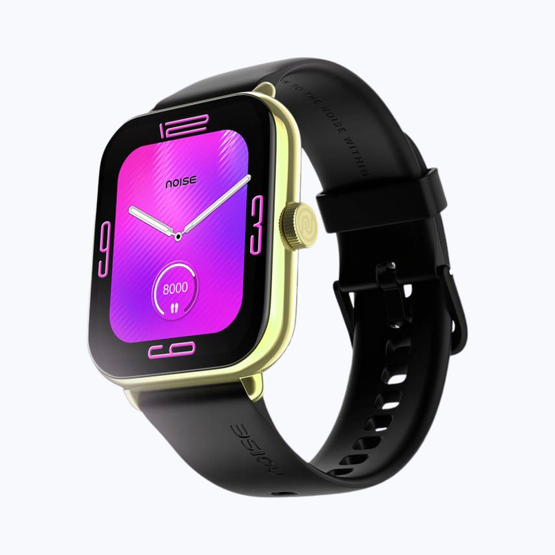 Noise Colorfit Icon 3 Plus Smartwatch with Bluetooth Calling | 2" Display | SpO2 Sensor - Midnight Gold Noise Colorfit Icon 3 Plus Smartwatch with Bluetooth Calling | 2" Display | SpO2 Sensor - Midnight Gold