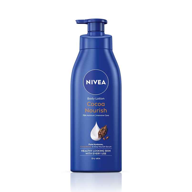 NIVEA Cocoa Nourish Body Lotion|Deep Moisture Serum|Non Greasy|Moisturiser For Very Dry Skin
