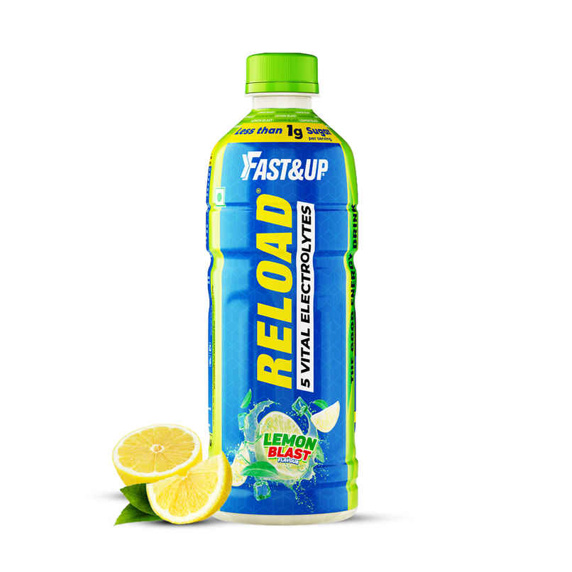 Fast&Up Reload Low Sugar Energy Drink - Tasty Lemon Blast