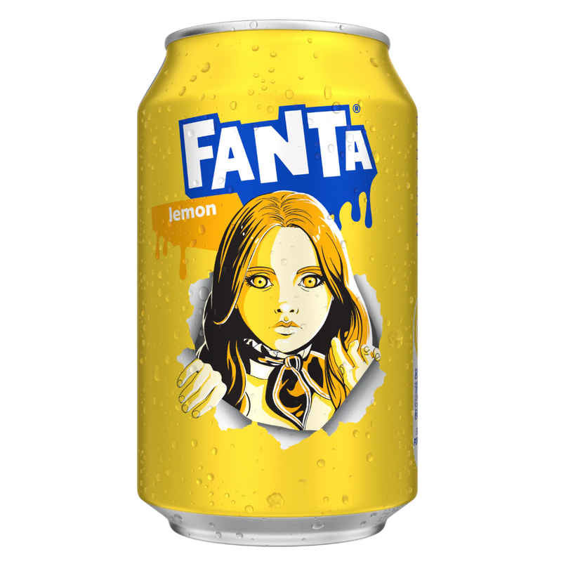Fanta Lemon Flavour Soft Drink | Tin Can