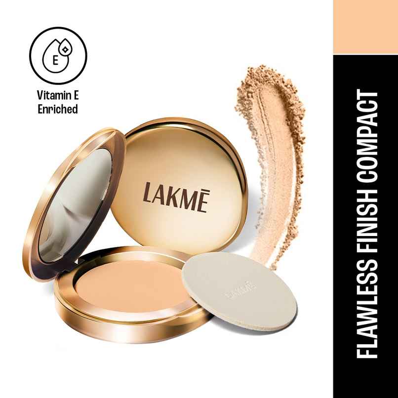 Lakme 9to5 Powerplay Matte Compact, Oil Control Formula, With Vitamin E, Melon Lakme 9to5 Powerplay Matte Compact, Oil Control Formula, With Vitamin E, Melon