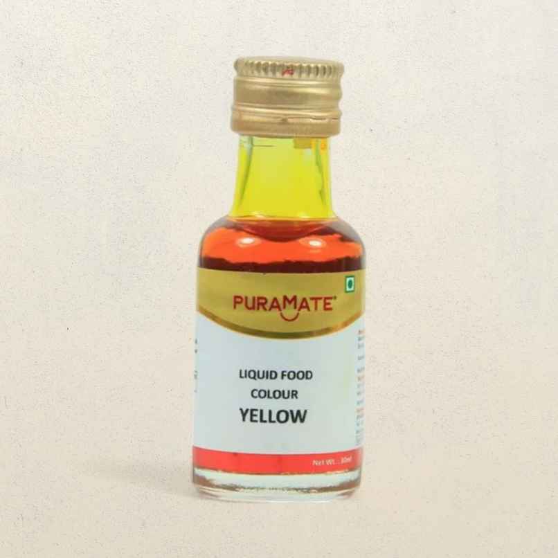 Puramate Liquid Food Colour- Yellow