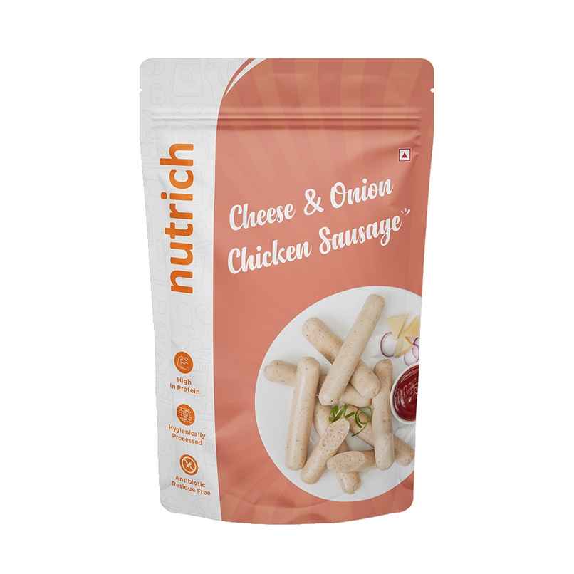 Nutrich Chicken Cheese And Onion Sausages