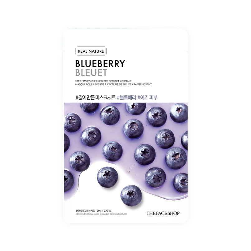 The Face Shop Real Nature Blueberry Face Mask