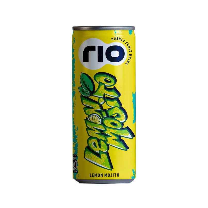 RIO Lemon Mojito Bubbly Fruit Drink Can RIO Lemon Mojito Bubbly Fruit Drink Can