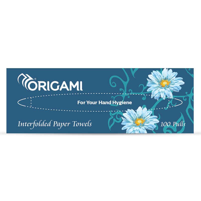 Origami Interfolded Paper Towels | 100 Pulls Origami Interfolded Paper Towels | 100 Pulls