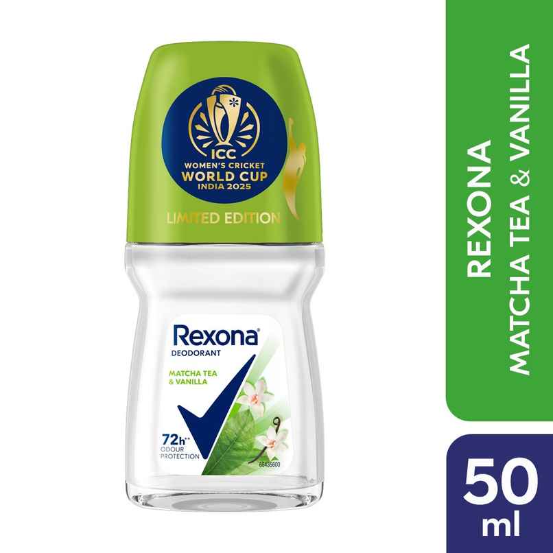 Rexona Antiperspirant Roll-On | Matcha Tea & Vanilla, 12-HSA & Glycerin Rexona Antiperspirant Roll-On | Matcha Tea & Vanilla, 12-HSA & Glycerin