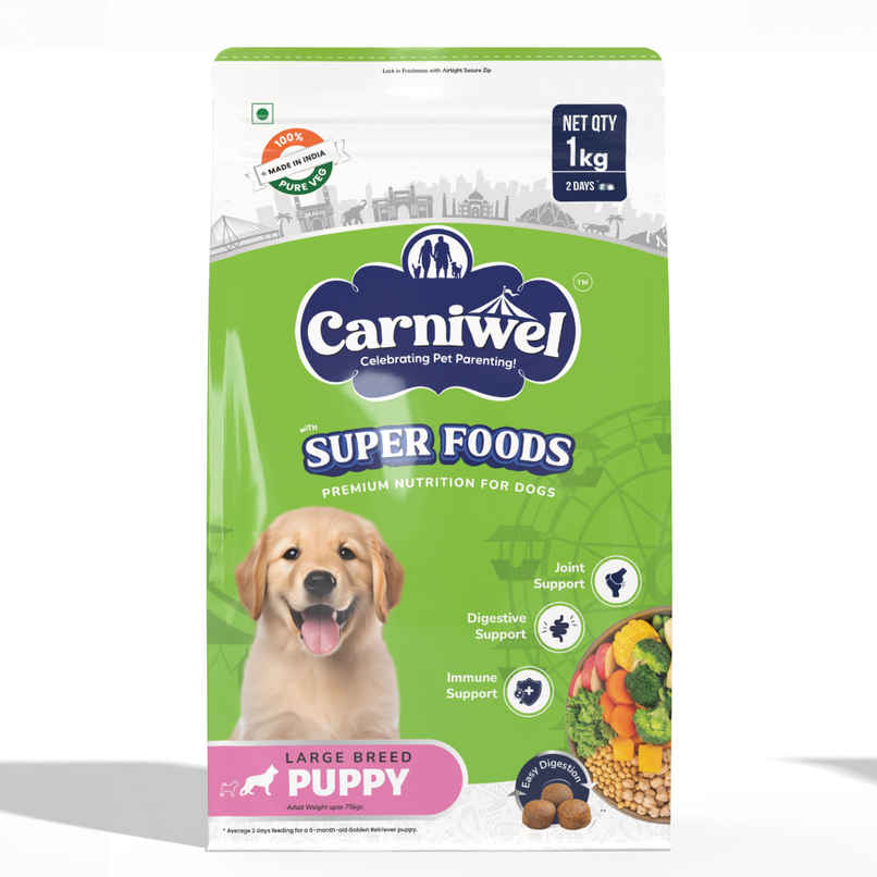 Carniwel Veg With Superfoods Dry Dog Food For Large Breed, Puppy Carniwel Veg With Superfoods Dry Dog Food For Large Breed, Puppy