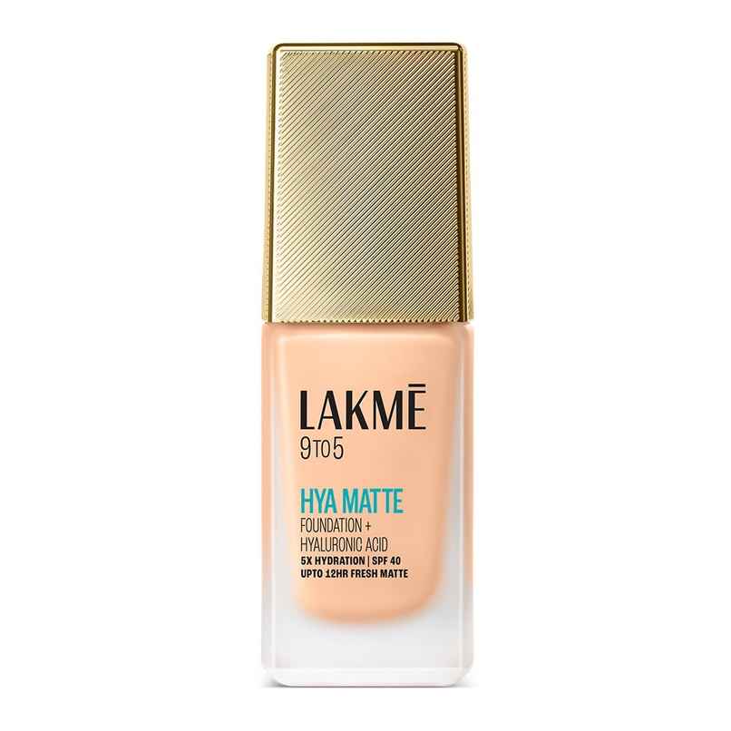 Lakme 9to5 Hya Matte Foundation + Hyaluronic Acid | Cool Ivory Lakme 9to5 Hya Matte Foundation + Hyaluronic Acid | Cool Ivory