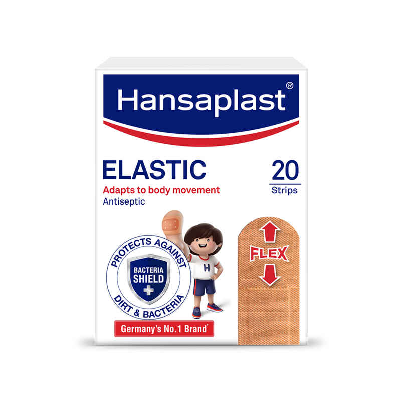 Hansaplast Antiseptic Elastic Bandage | Blocks 99% of Bacteria | 3X Strechable | Water Repellant Hansaplast Antiseptic Elastic Bandage | Blocks 99% of Bacteria | 3X Strechable | Water Repellant