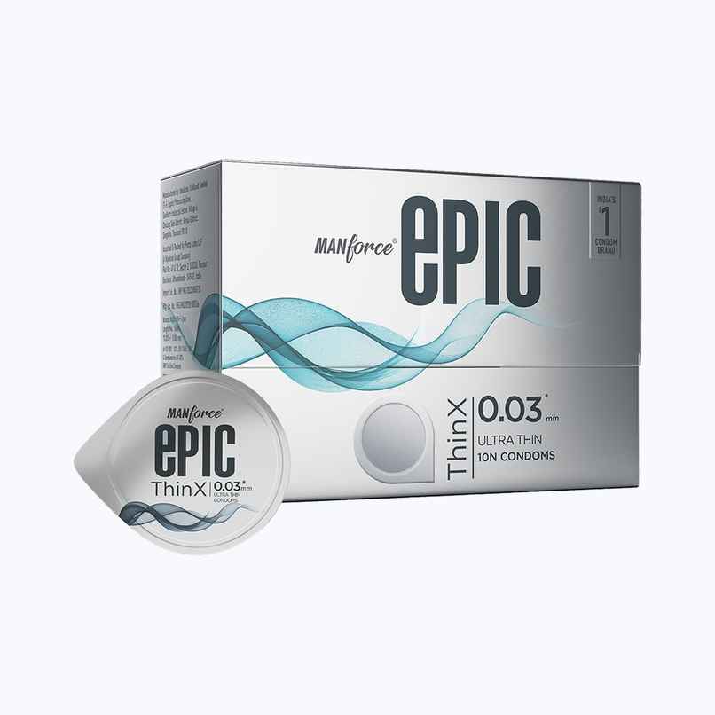 Manforce Epic Thinx Ultra Thin Condoms | Lightweight & Comfortable