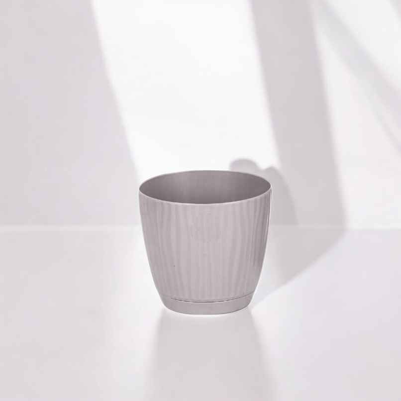 Nurturing Green - Self Watering Mocha Pot | Size: 14cm x 12.5cm | Plastic Flower Pots Nurturing Green - Self Watering Mocha Pot | Size: 14cm x 12.5cm | Plastic Flower Pots