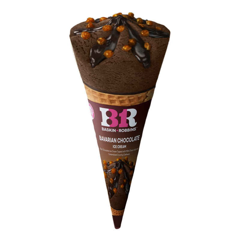 Baskin Robbins Bavarian Chocolate Ice Cream Cone Baskin Robbins Bavarian Chocolate Ice Cream Cone