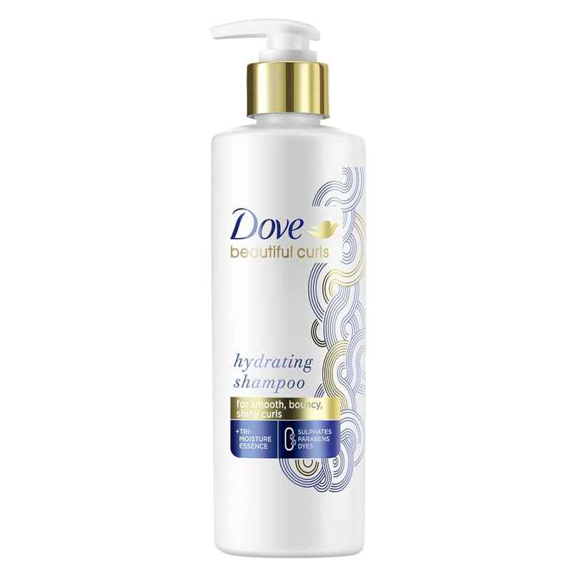 Dove Beautiful Curls Sulphate Free Hydrating Shampoo No Parabens & Dyes Made For Curly Hair Dove Beautiful Curls Sulphate Free Hydrating Shampoo No Parabens & Dyes Made For Curly Hair
