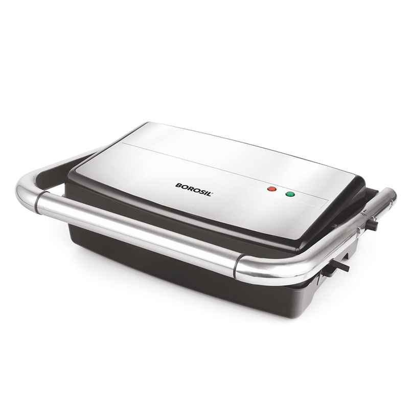 Borosil 1500W Jumbo Grill Sandwich Maker, Nonstick Coating Plates