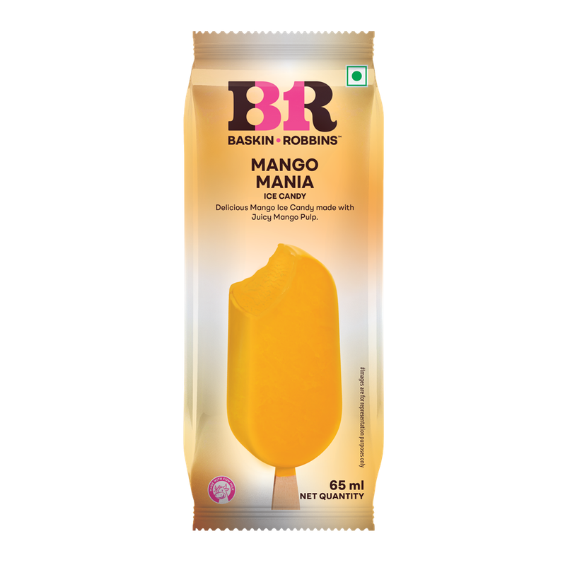 Baskin Robbins Mango Mania Candy Ice Cream Stick