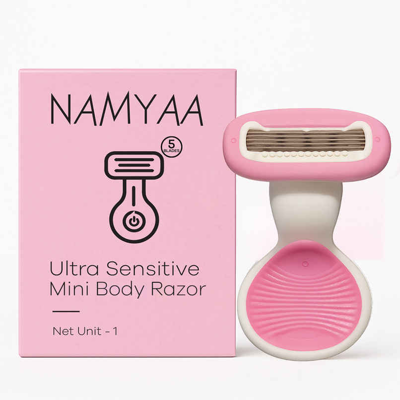 Namyaa Ultra Sensitive Mini Body Razor With 5 Blades