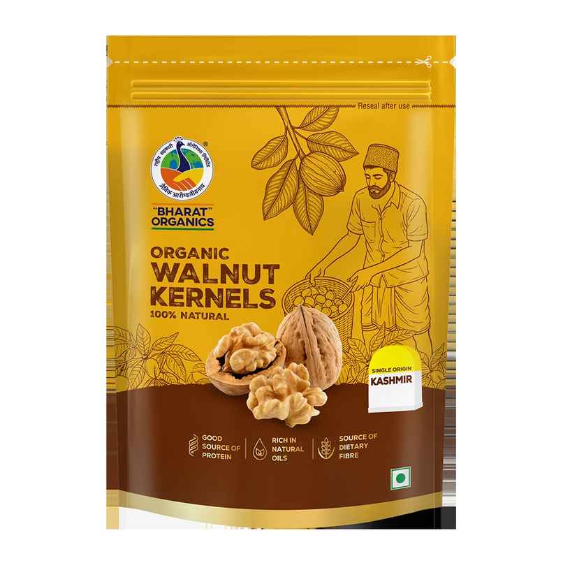 Bharat Organics Kashmiri Walnut Kernels
