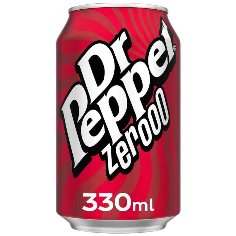 Dr Pepper Zero Sparkling Fruit Flavour Soft Drink | Can