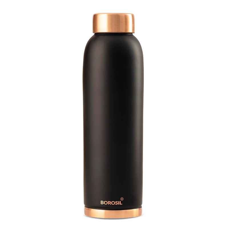Borosil 100% Pure Copper Bottle for Home, BPA Free - 1 L