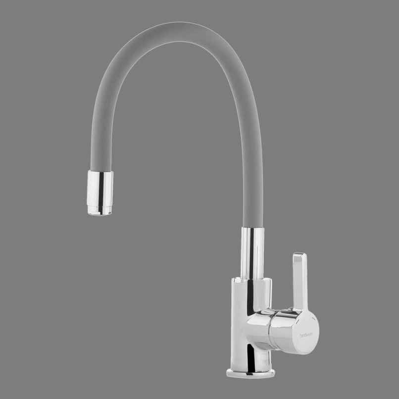 Hindware Single Lever Sink Mixer With Flexible Food Grade Silicon Spout| Hot And Cold Water Mixer