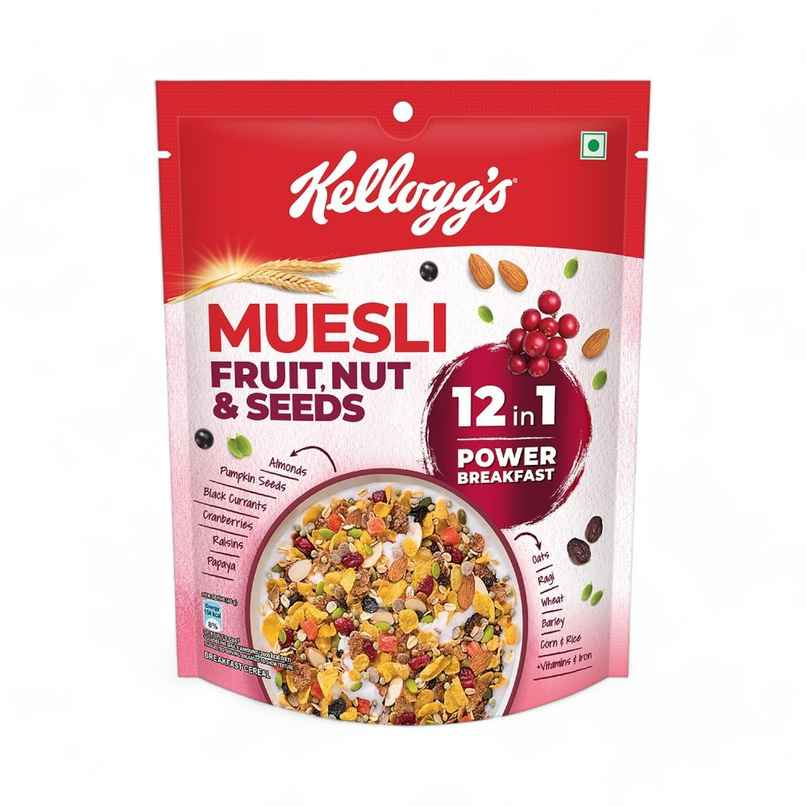 Kelloggs Muesli Fruit Nut & Seeds 12-in-1 Power Breakfast Kelloggs Muesli Fruit Nut & Seeds 12-in-1 Power Breakfast