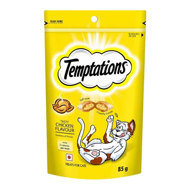 Temptations Adult Tasty Chicken Flavour Cat Treats