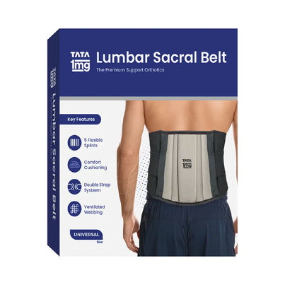 Tata 1Mg Lumbar Sacral Belt For Back Sprains | Strains | Muscle Spasms
