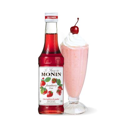 Monin Strawberry Syrup for Cocktail | Mocktails |Slush