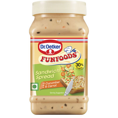 Dr. Oetker FunFoods Veg Cucumber & Carrot Sandwich Spread