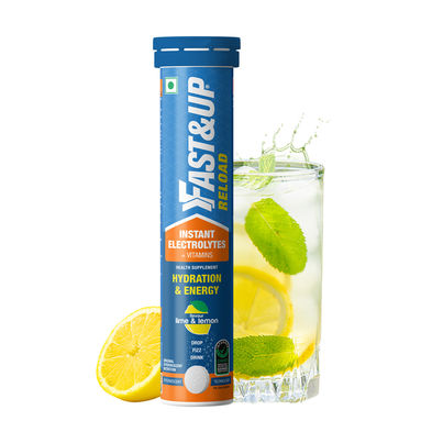 Fast&Up Reload Energy Drink Low Sugar Electrolyte - Lime Lemon Flavour