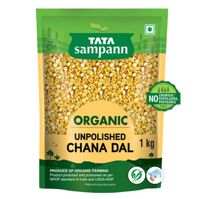 Tata Sampann Organic Unpolished Chana Dal Tata Sampann Organic Unpolished Chana Dal