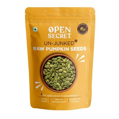 Open Secret Raw Pumpkin Seeds - Healthy Diet Snack, Protein Rich, High In Fibre