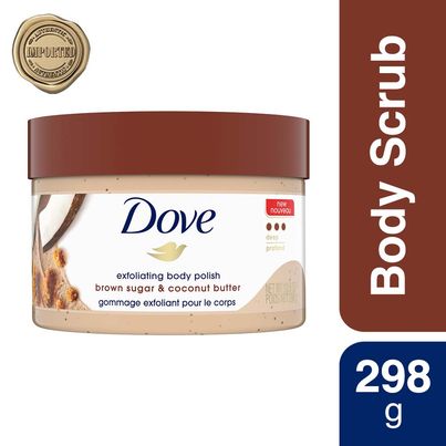 Dove Body Polish | Brown Sugar & Coconut Butter | For Dry Skin | Get Rejuvenated Skin