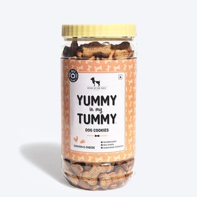 HUFT Yummy In My Tummy Dog Biscuit Chicken & Cheese Flavour Box