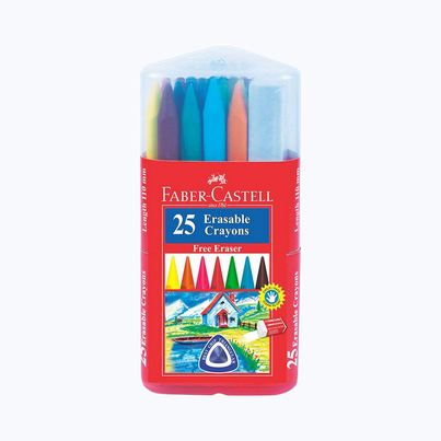 Faber-Castell Erasable Crayons Gift Pack Pack Of 25