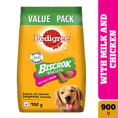 Pedigree Biscrok Milk & Chicken Flavour Dog Biscuits