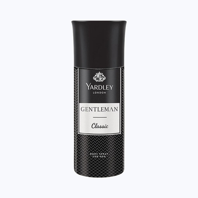 Yardley London Gentleman Classic Body Deodorant for Men With Fresh Woody Fougere Notes