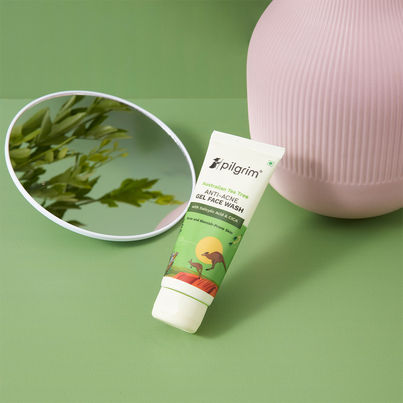 Pilgrim Tea Tree purifying Gel Face Wash with 1% Salicylic Acid for Oily Skin, Acne and Pimples Pilgrim Tea Tree purifying Gel Face Wash with 1% Salicylic Acid for Oily Skin, Acne and Pimples
