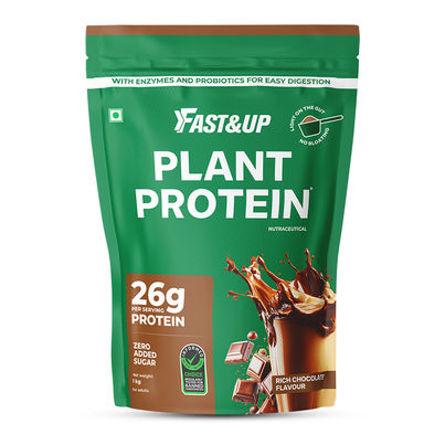 Fast&Up Plant Protein-100% Vegan Protein - Rich Chocolate Flavour