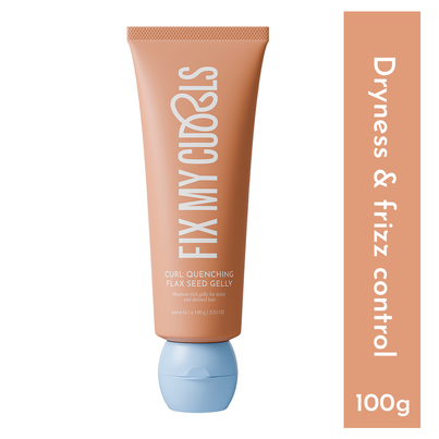 Fix My Curls Curl Quenching Flaxseed Gelly | With Aloe Vera, Chia & Flax Seeds