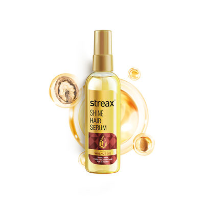 Streax Hair Serum vitalised with Walnut Oil Streax Hair Serum vitalised with Walnut Oil