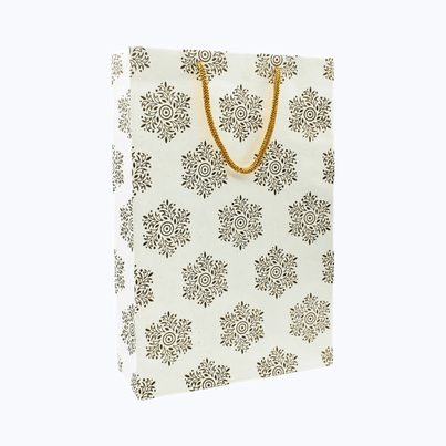 Se7en Printed Paper Bag | Size- 8 X 12 X 3 Inch (Colour May Vary)