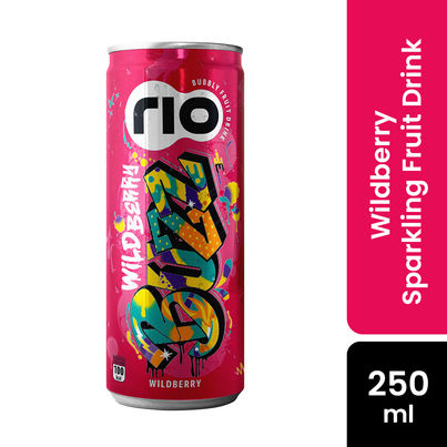 RIO WildBerry Bubbly Fruit Drink Can