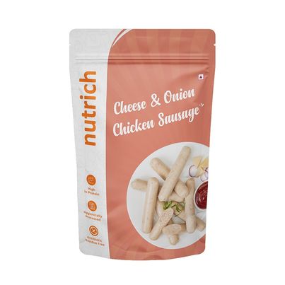 Nutrich Chicken Cheese And Onion Sausages