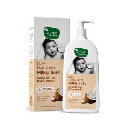 Mother Sparsh Milky Soft Head to Toe Baby Wash