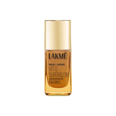 Lakme Makeup+Skincare VitC Superglow Skin Perfecting Tint Cool Cinnamon C300