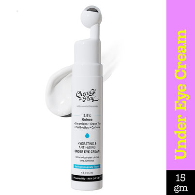 Chemist at Play Under Eye Cream Quinoa Extract For Dark Circles Puffiness & Wrinkles